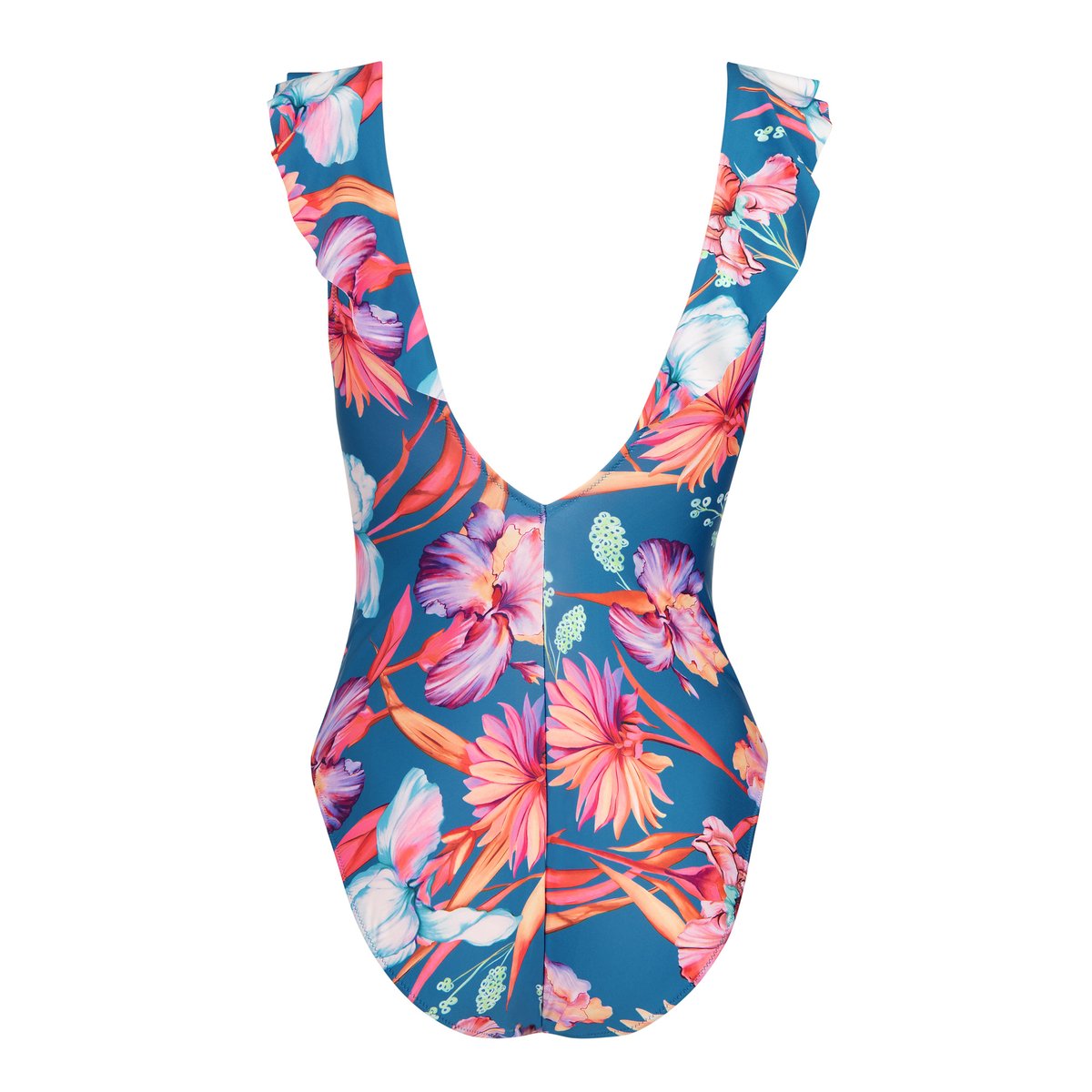 Maillot de bain une pièce préformé sans armatures Rimini bleu, LISCA