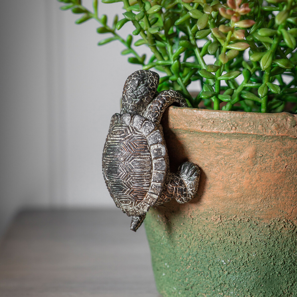 Set of 2 Woody Tortoise Pot Hangers natural, ÉDITÉ