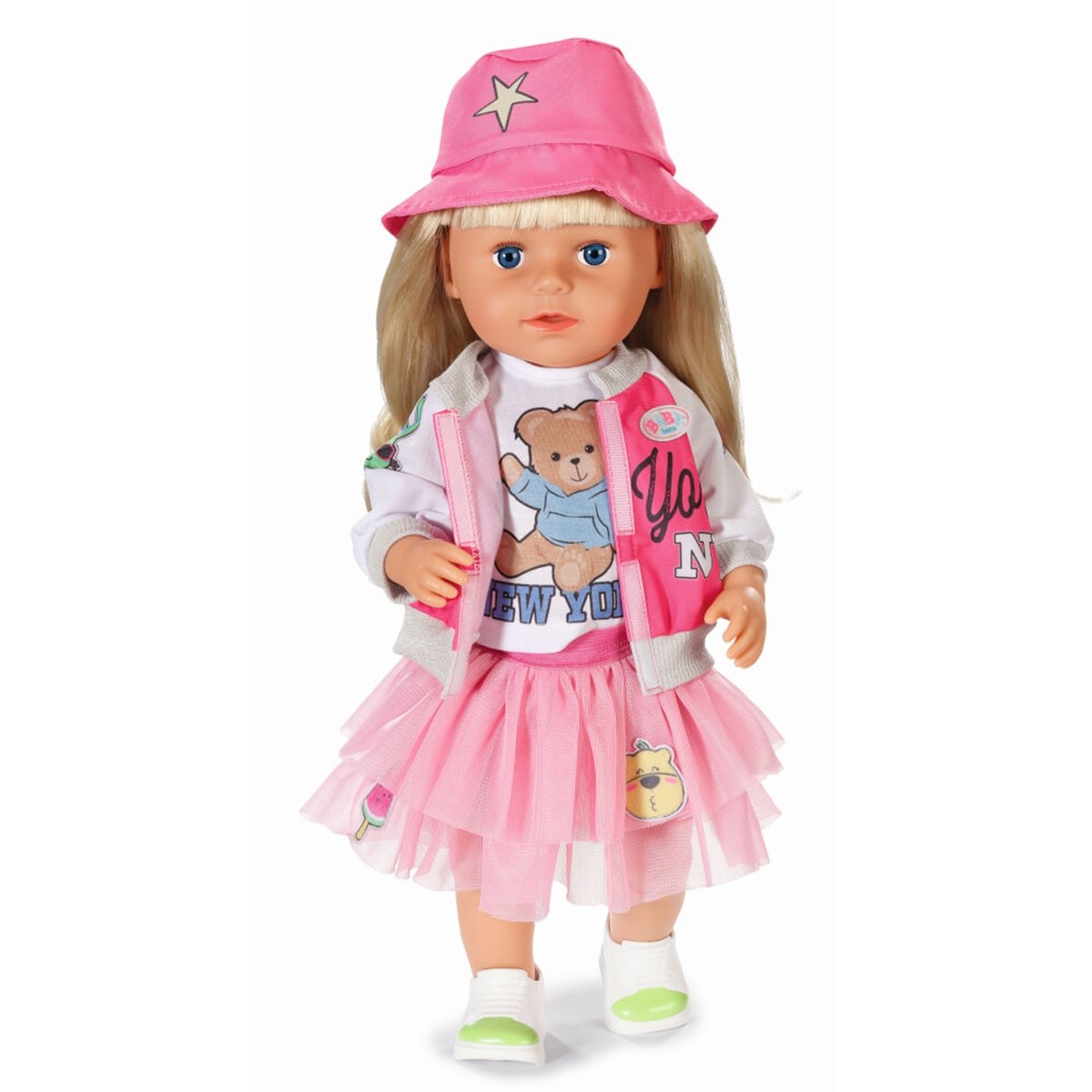 BABY born Deluxe Tenue de voyage 43cm rose, ZAPF CREATION