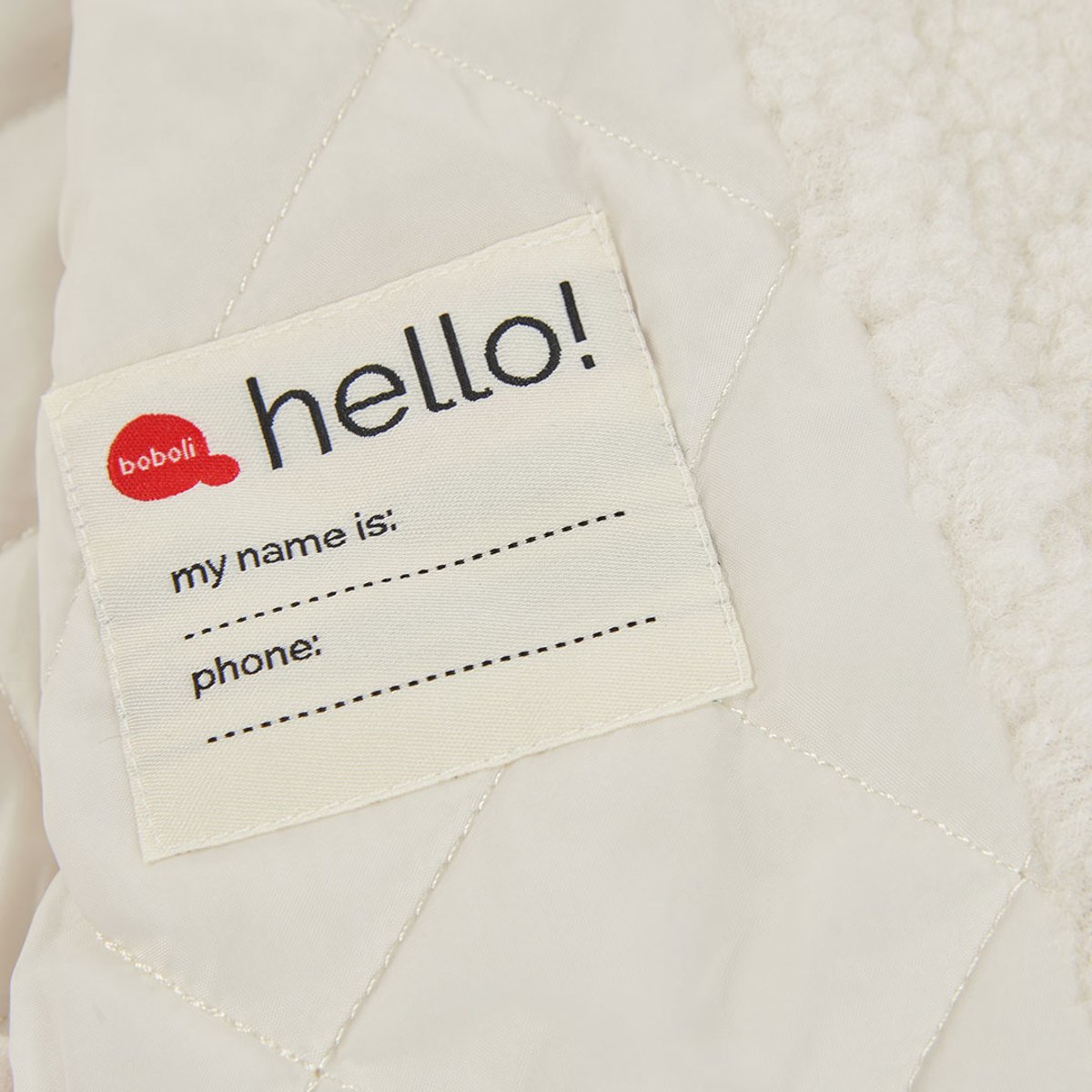 Manteau fille blanc, BOBOLI