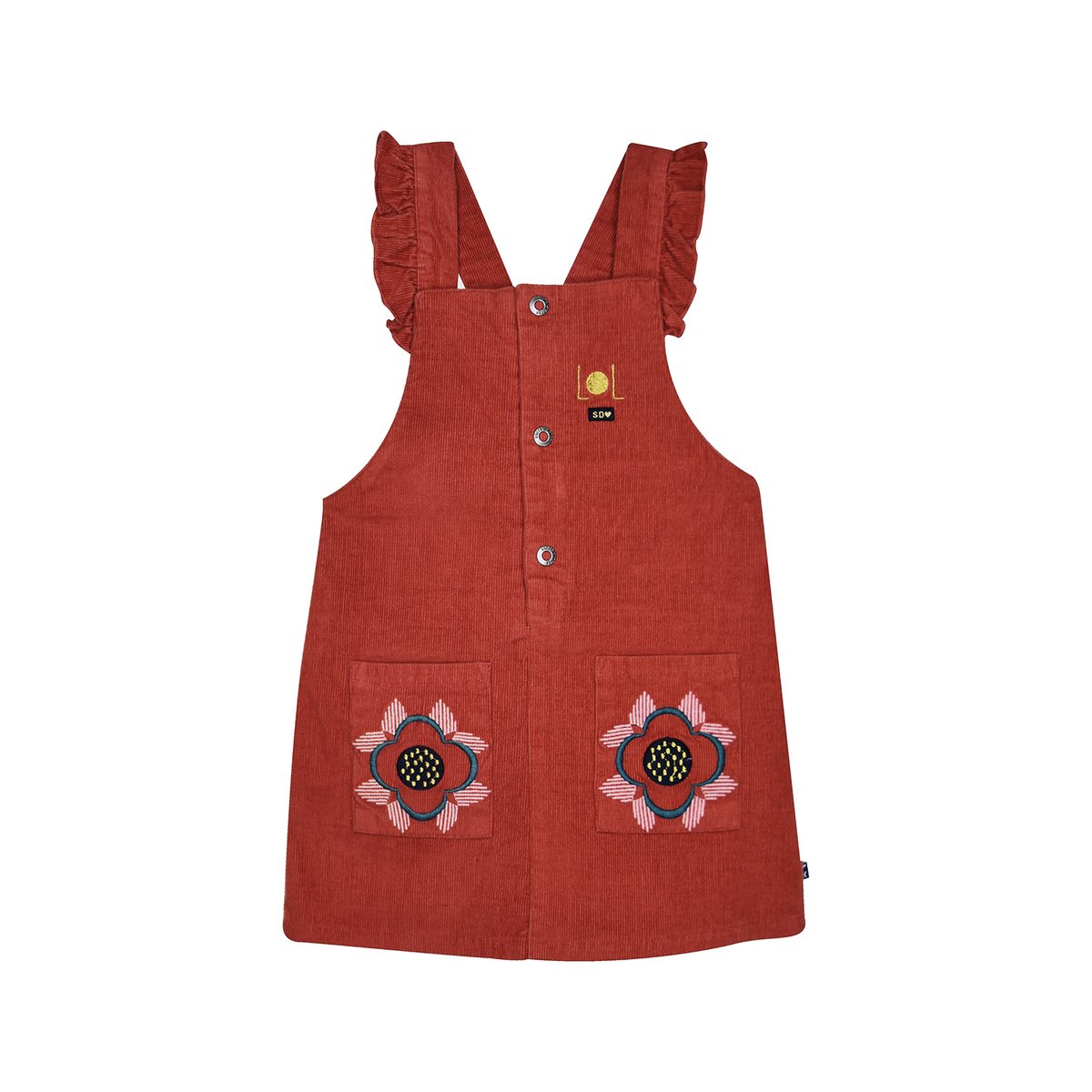 Robe isma velours bretelles enfant blanc, SUCRE D'ORGE