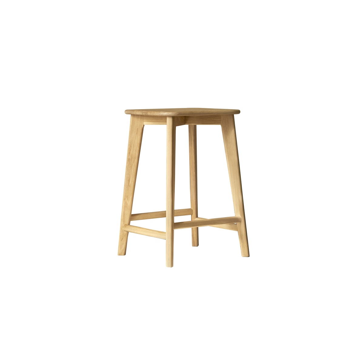 Tabouret de bar en Chêne massif, ABEL naturel, TIKAMOON