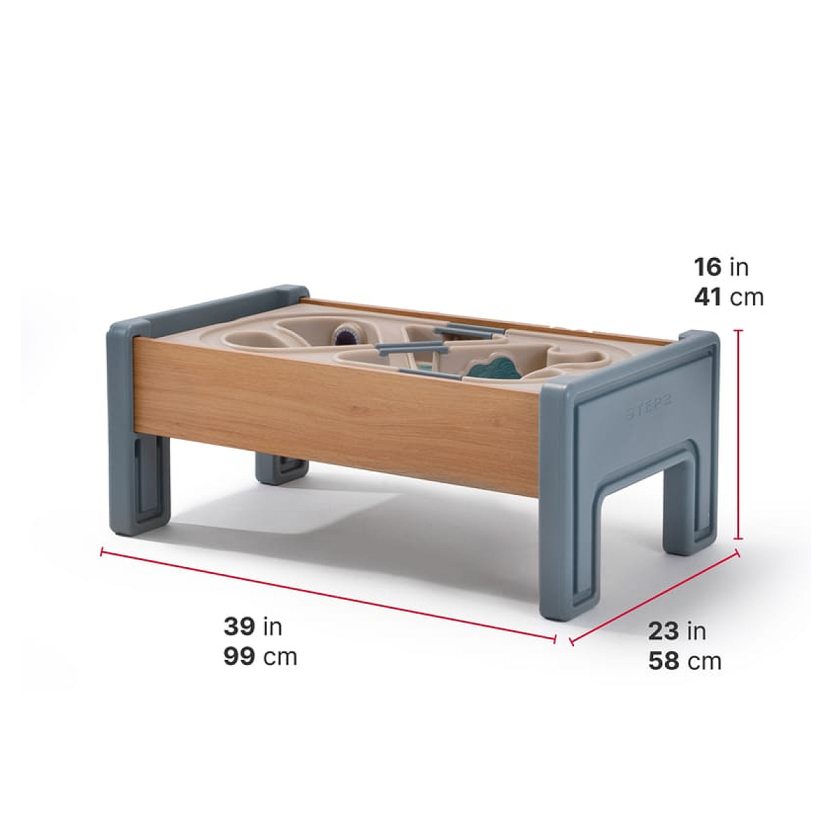 Table d activités - circuit train Harmony tout-en-un couleur unique, STEP2