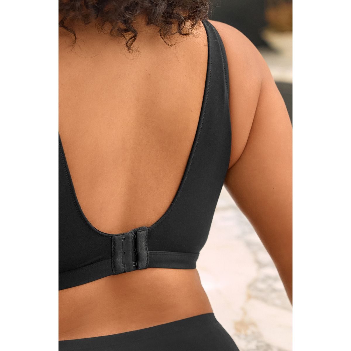 Soutien-gorge maintien intégral noir, NEXT