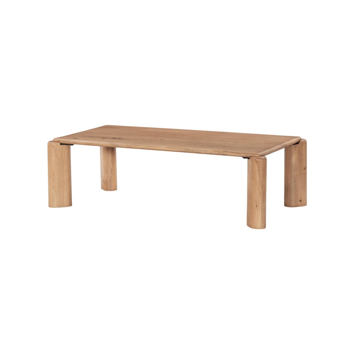 Table basse exotique rectangulaire bois de manguier PETRA naturel, SWEEEK