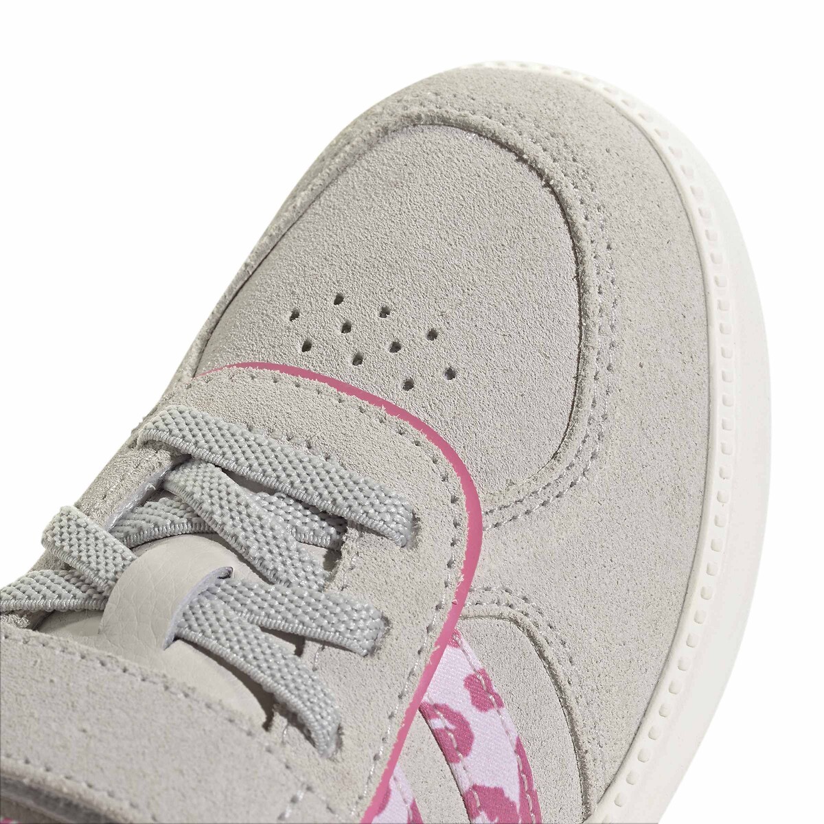 Sapatilhas em pele BREAKNET SLEEK branco rosa, ADIDAS SPORTSWEAR