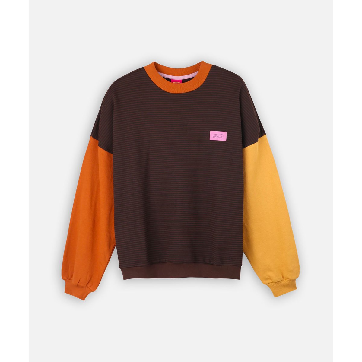 Sweatshirt rayé manches contrastée STEVE multicolore, OXBOW