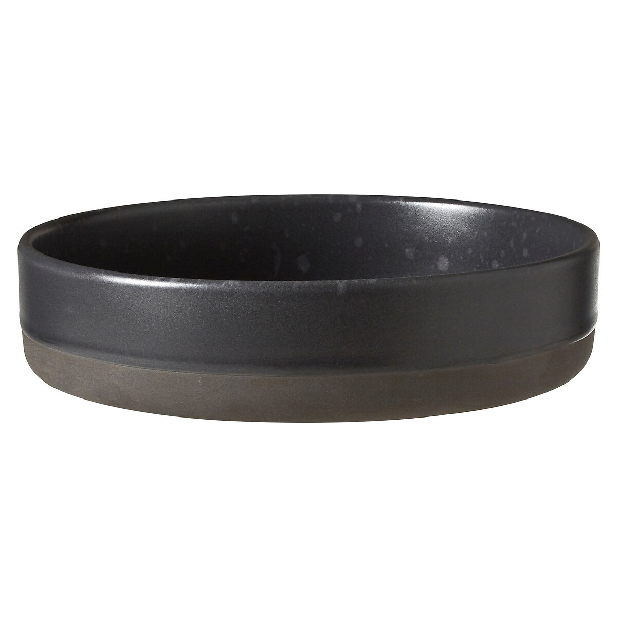 Medium Speckled Stoneware Serving Bowl grey, SO'HOME