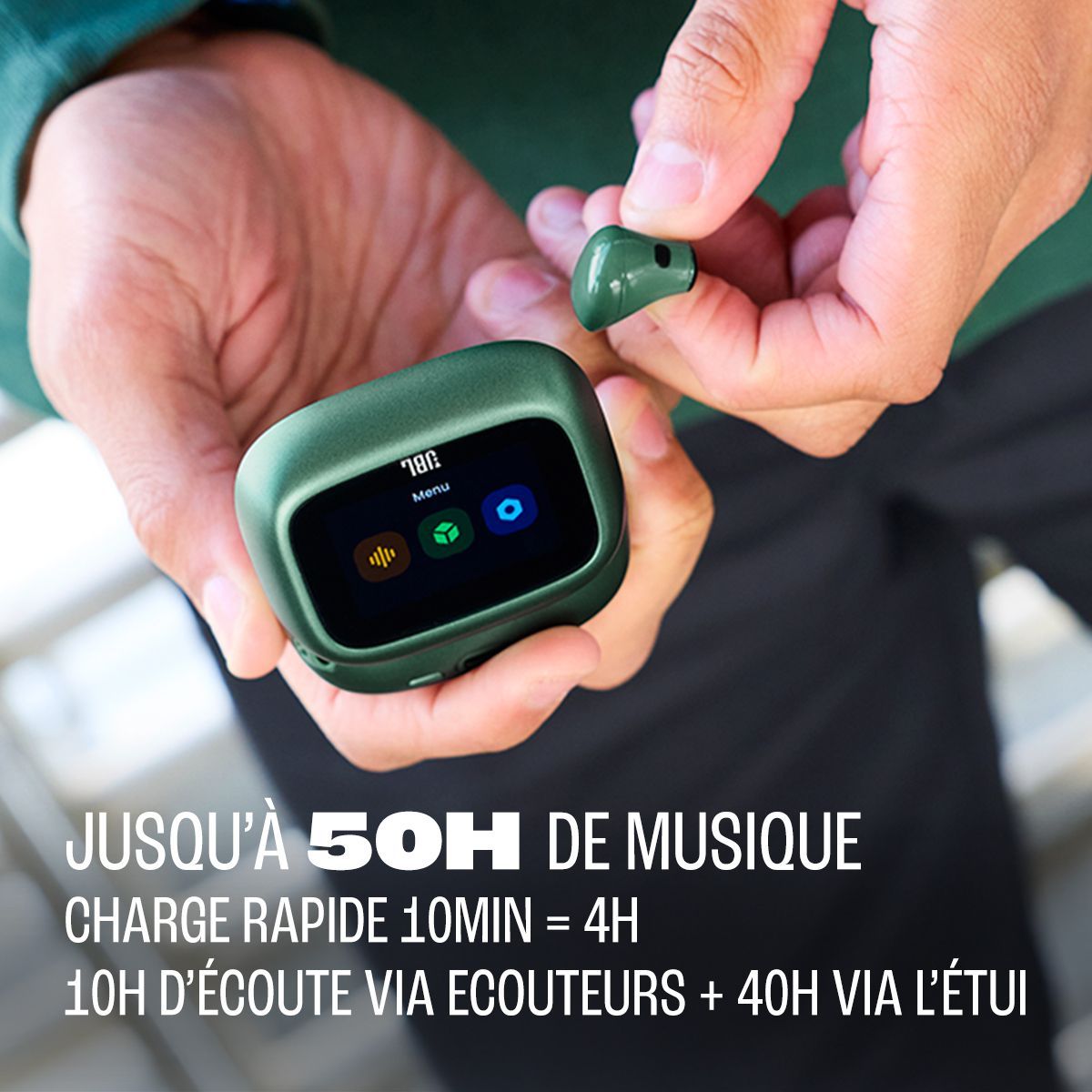 Ecouteurs Live Flex 4 Noir couleur unique, JBL