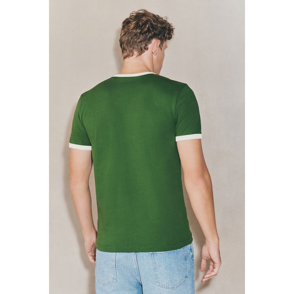 T-shirt slim edit vert, NEXT