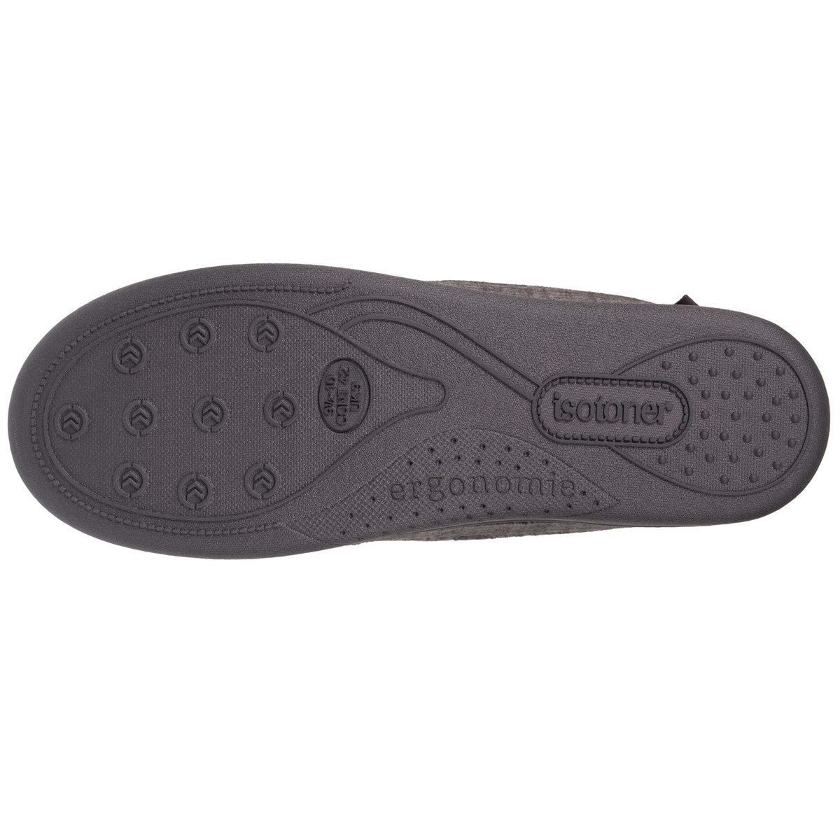 Chaussons Mocassins gris, ISOTONER