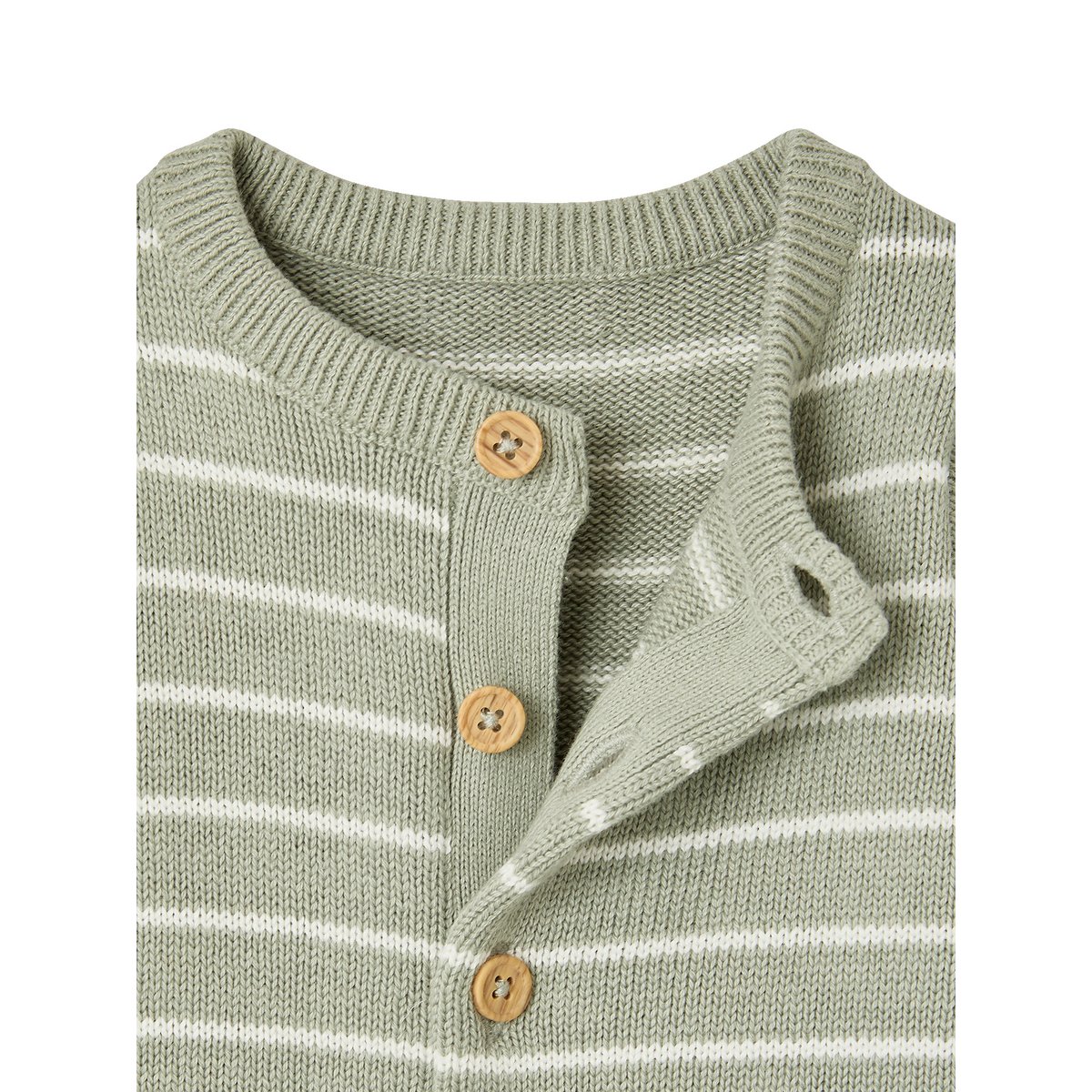 Ensemble combinaison et bonnet vert sauge, VERTBAUDET