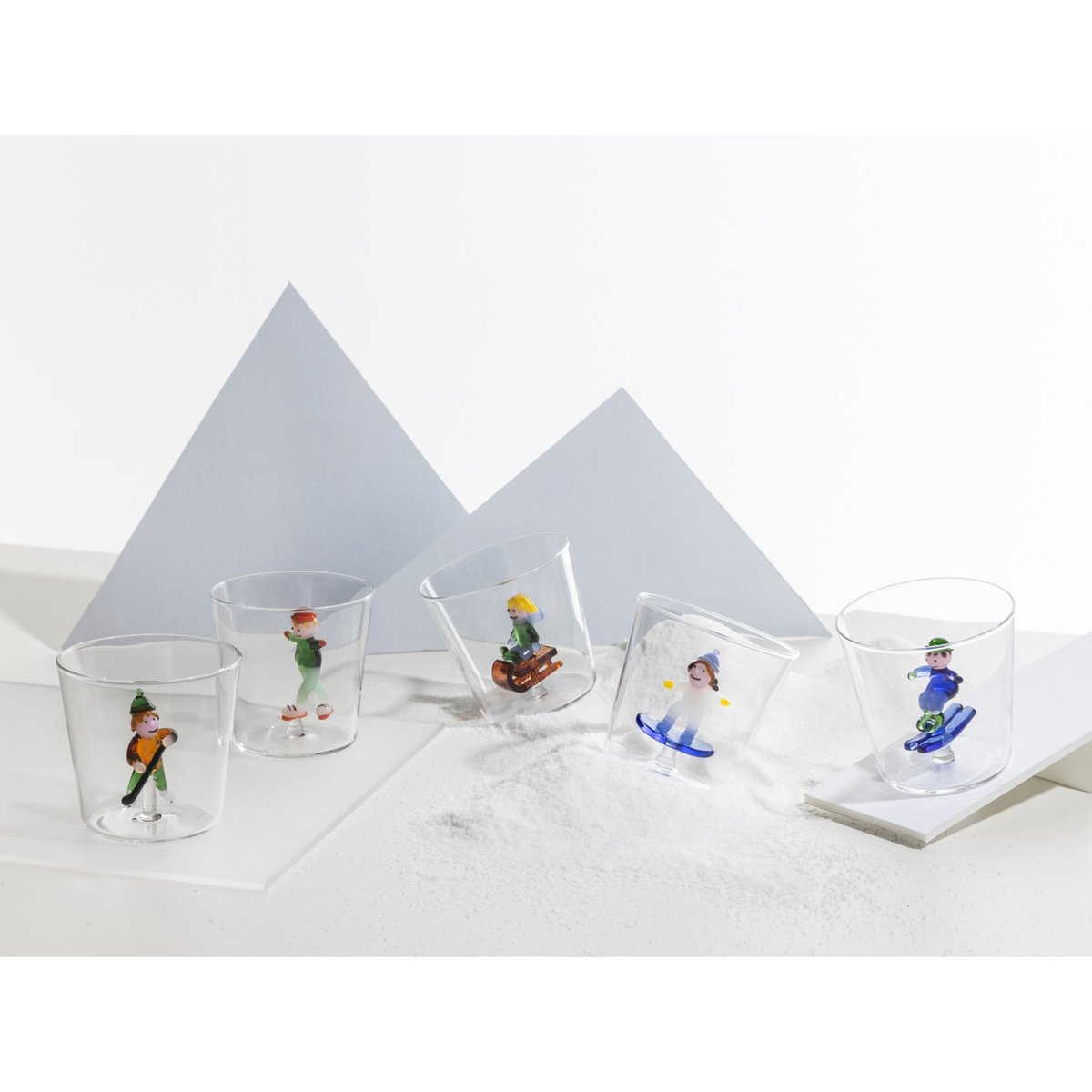 Verre à eau  SNOW GAMES Kid Snowboarding multicolore, ICHENDORF