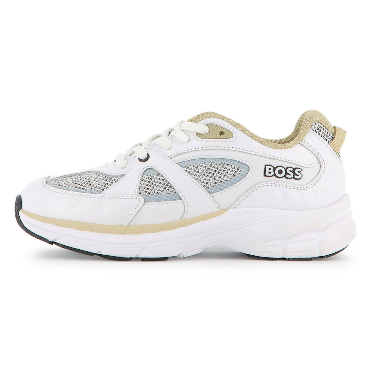 Basket à lacets blanc, BOSS KIDSWEAR