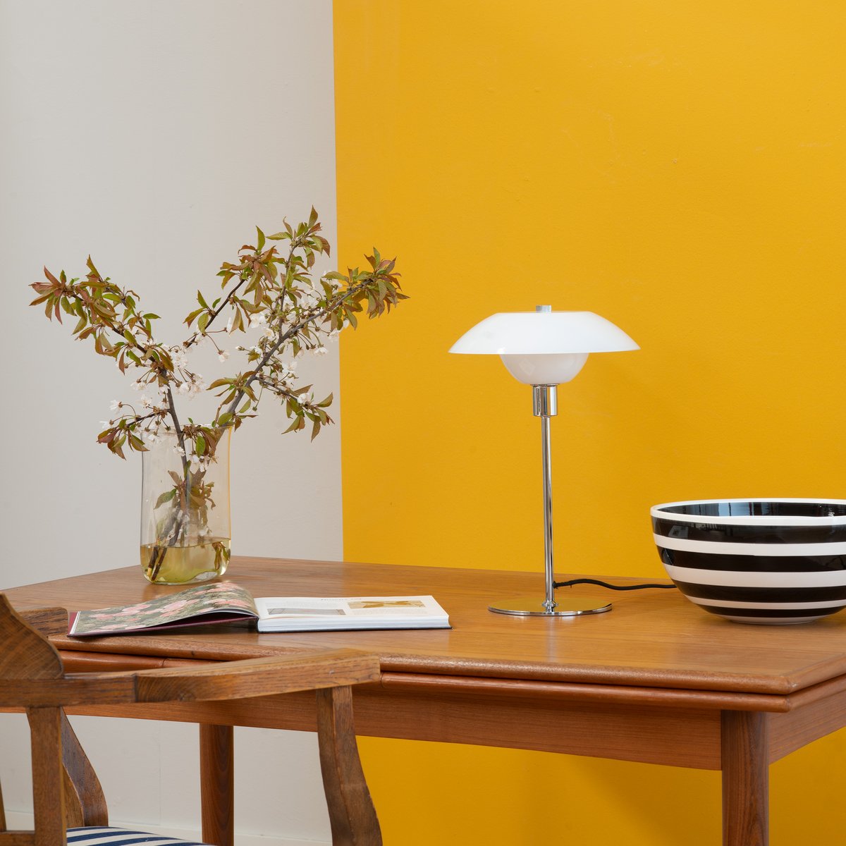 Lampe à poser D25 BERGEN blanc, DYBERG LARSEN