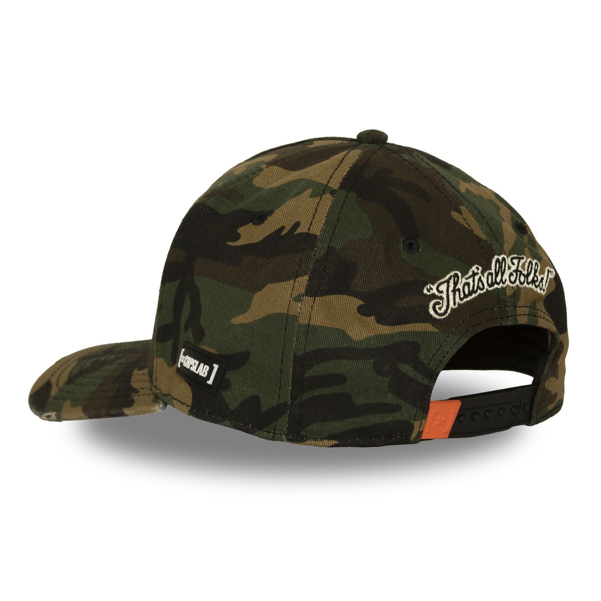 Casquette baseball Looney Tunes kaki/beige/marron/noir/blanc/orange, CAPSLAB