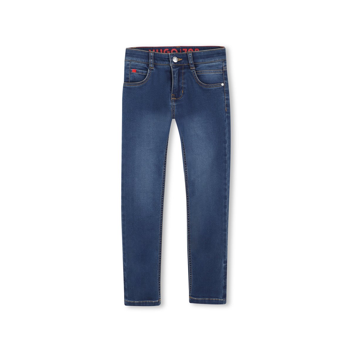 Pantalon en denim dble stone+brossage, HUGO KIDSWEAR