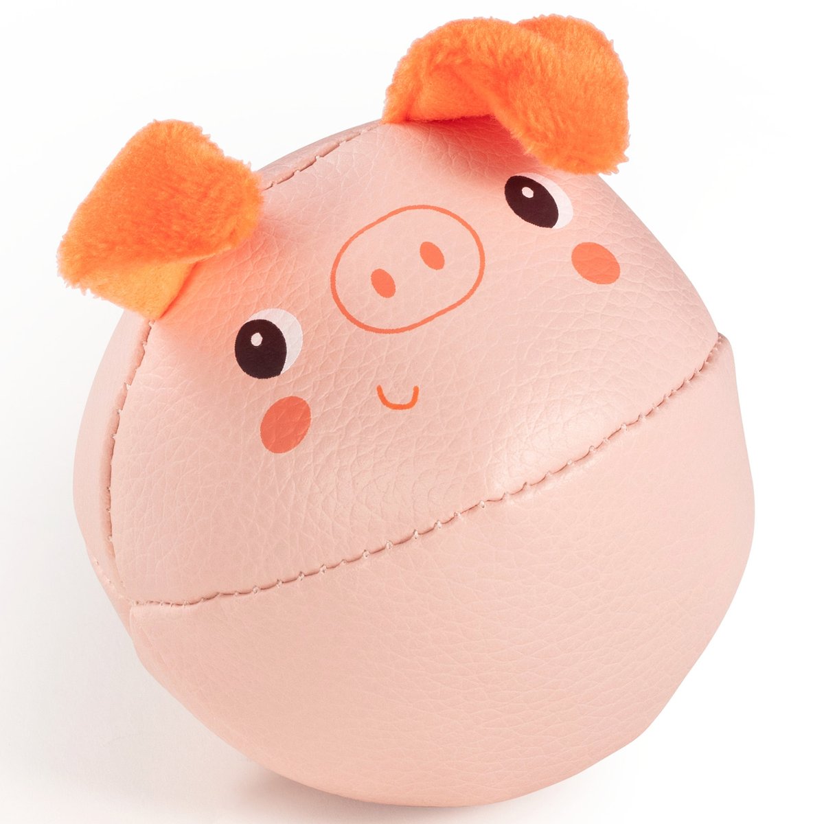 Lot de 4 formes hochets Ferme orange, rose, blanc, LILLIPUTIENS