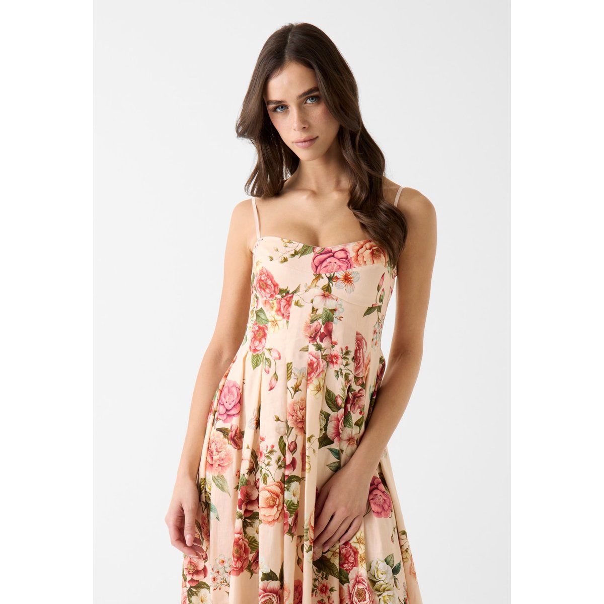Robe Maxi À Imprimé Floral rose floral, GUESS