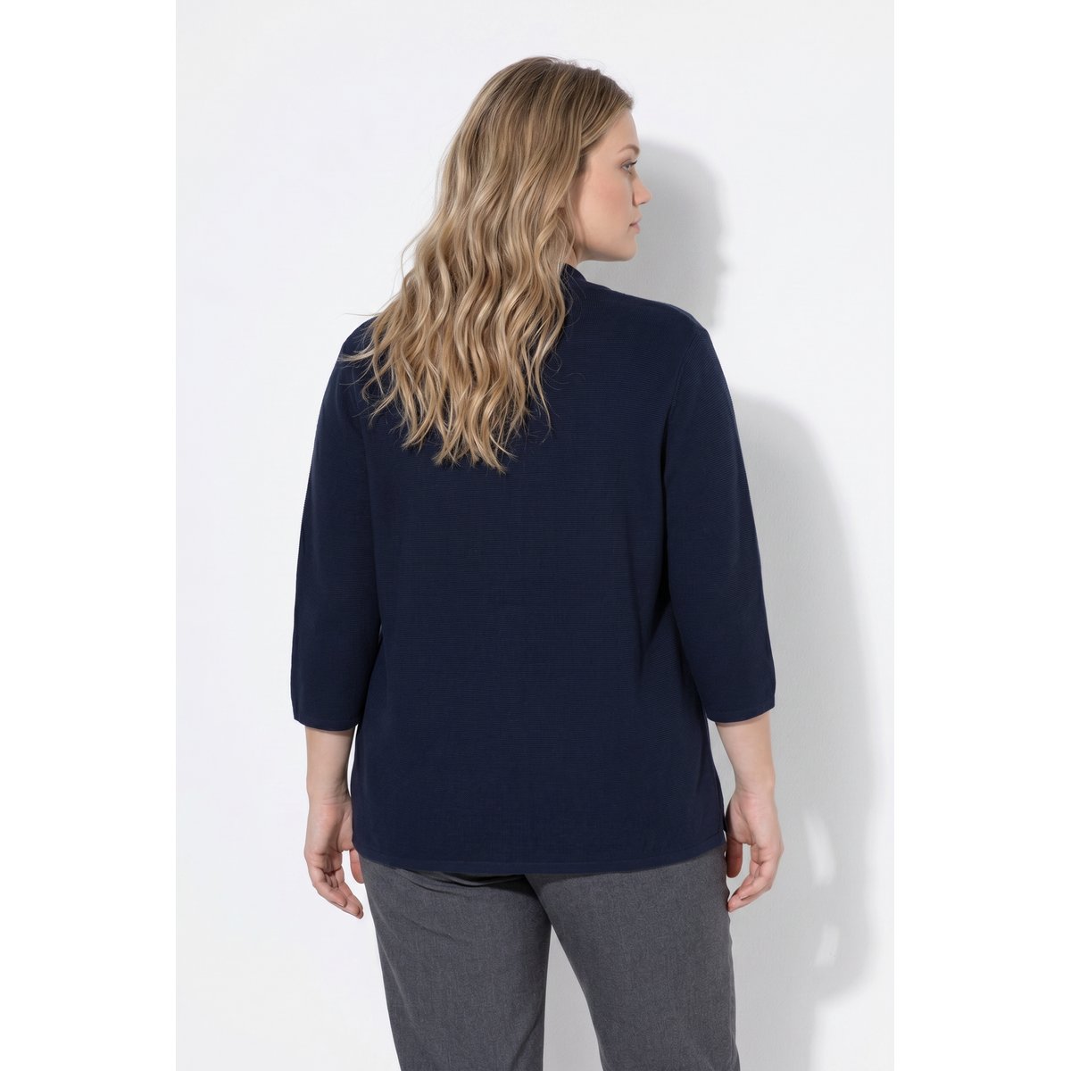 Cardigan en coton bio marine, ULLA POPKEN