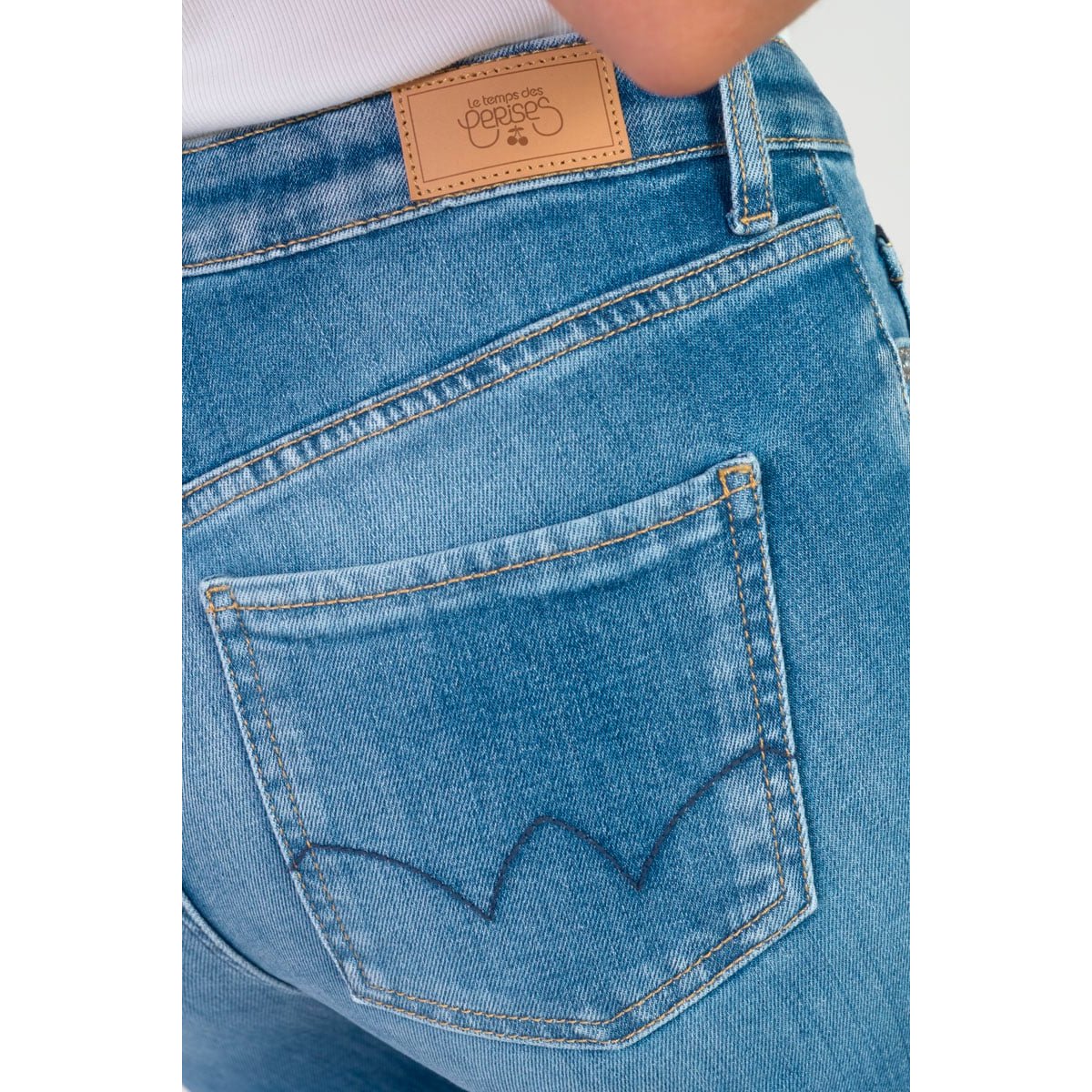 Jeans bootcut POWER bootcut, longueur 34 blue, LE TEMPS DES CERISES