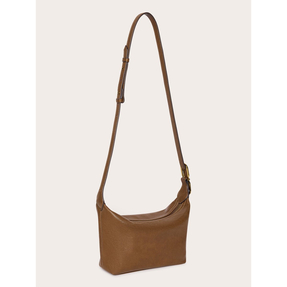 Sac à bandoulière réglable marron, MOTIVI