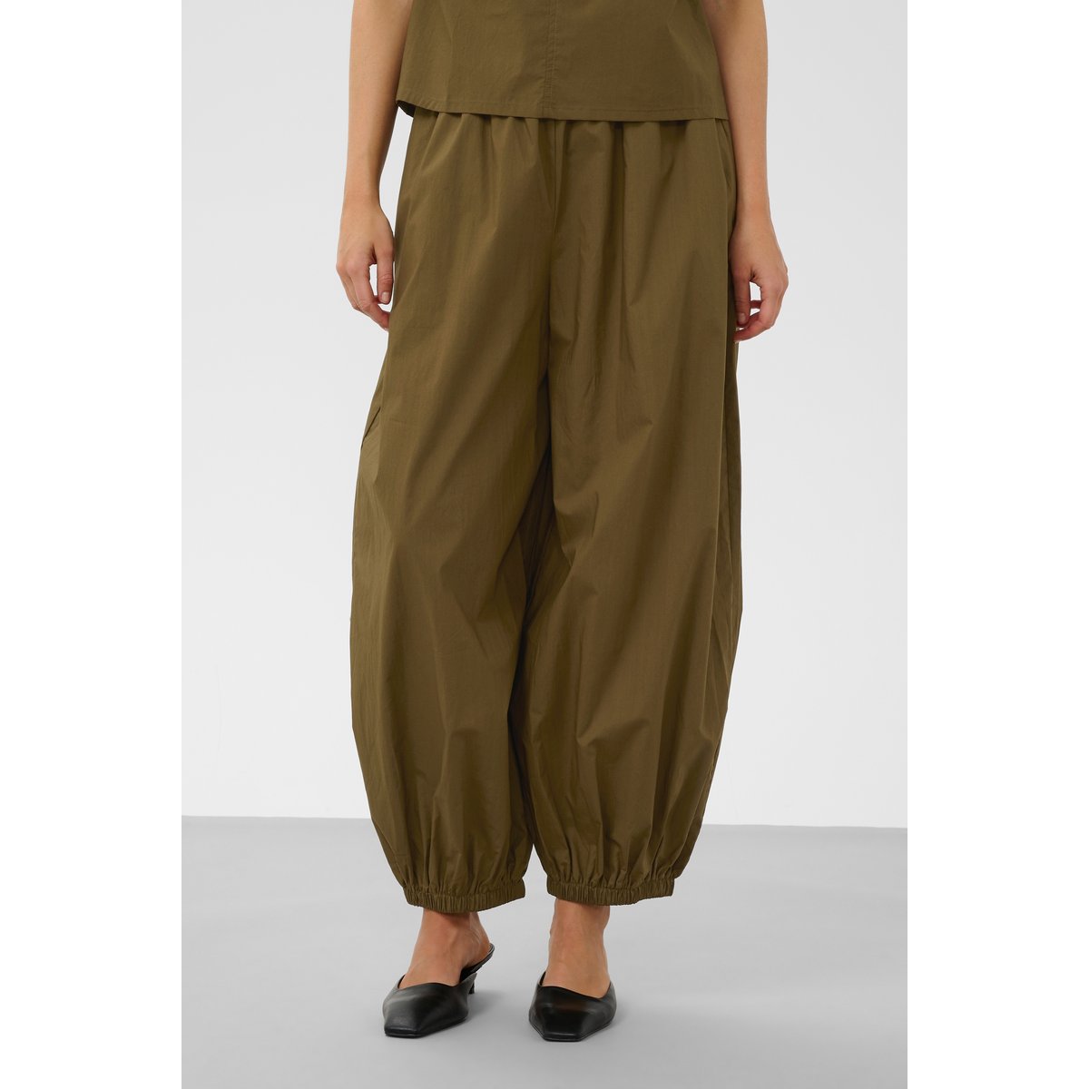 Pantalon Casual vert beech, SOAKED IN LUXURY