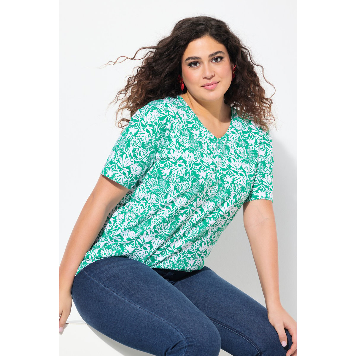 T-shirt émeraude, ULLA POPKEN