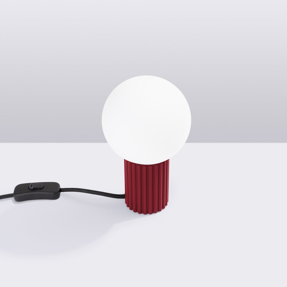 Lampe à poser Aluminium Bourgogne G9 1 Halo couleur unique, EDEN