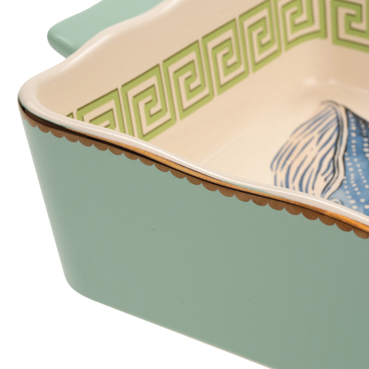 26cm Rectangular Whale Roasting Dish multi-coloured, YVONNE ELLEN