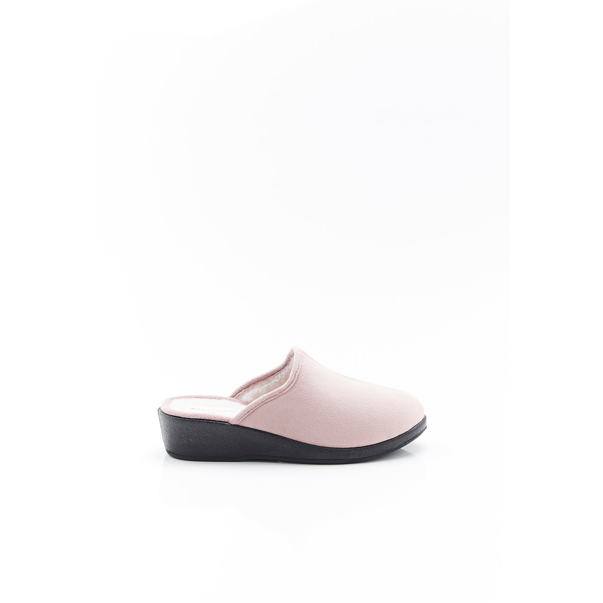 Mules compensées Thermolactyl en velours marron taupe, DAMART