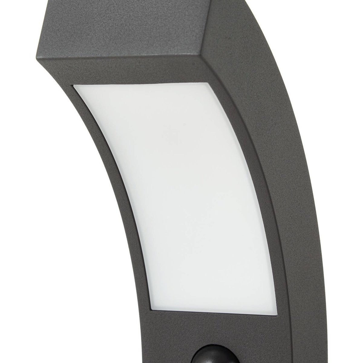 Luminaire extérieur en aluminium moderneLED gris graphite, blanc transparent, LUCANDE