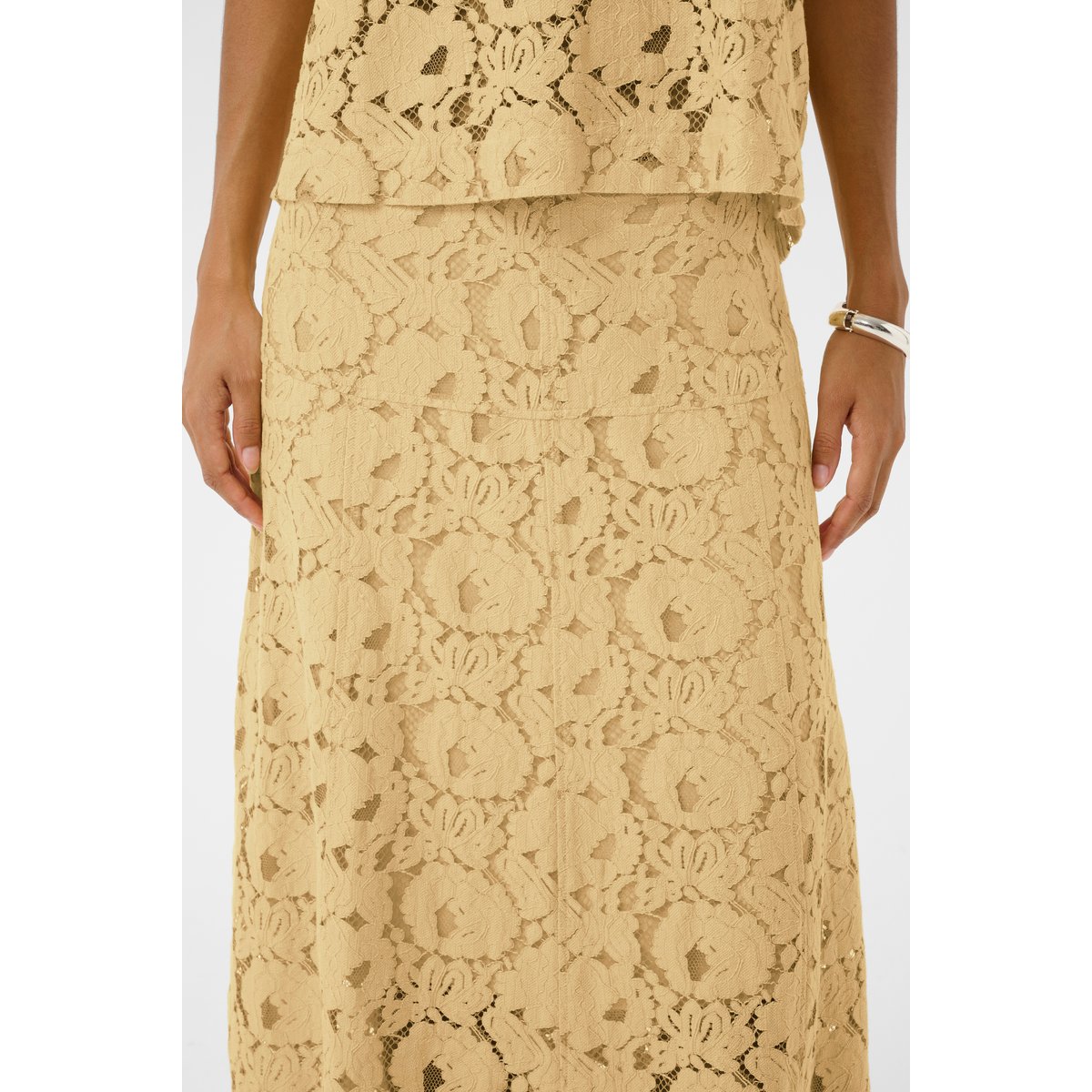 Jupe - tissage léger jaune reed yellow, SOAKED IN LUXURY