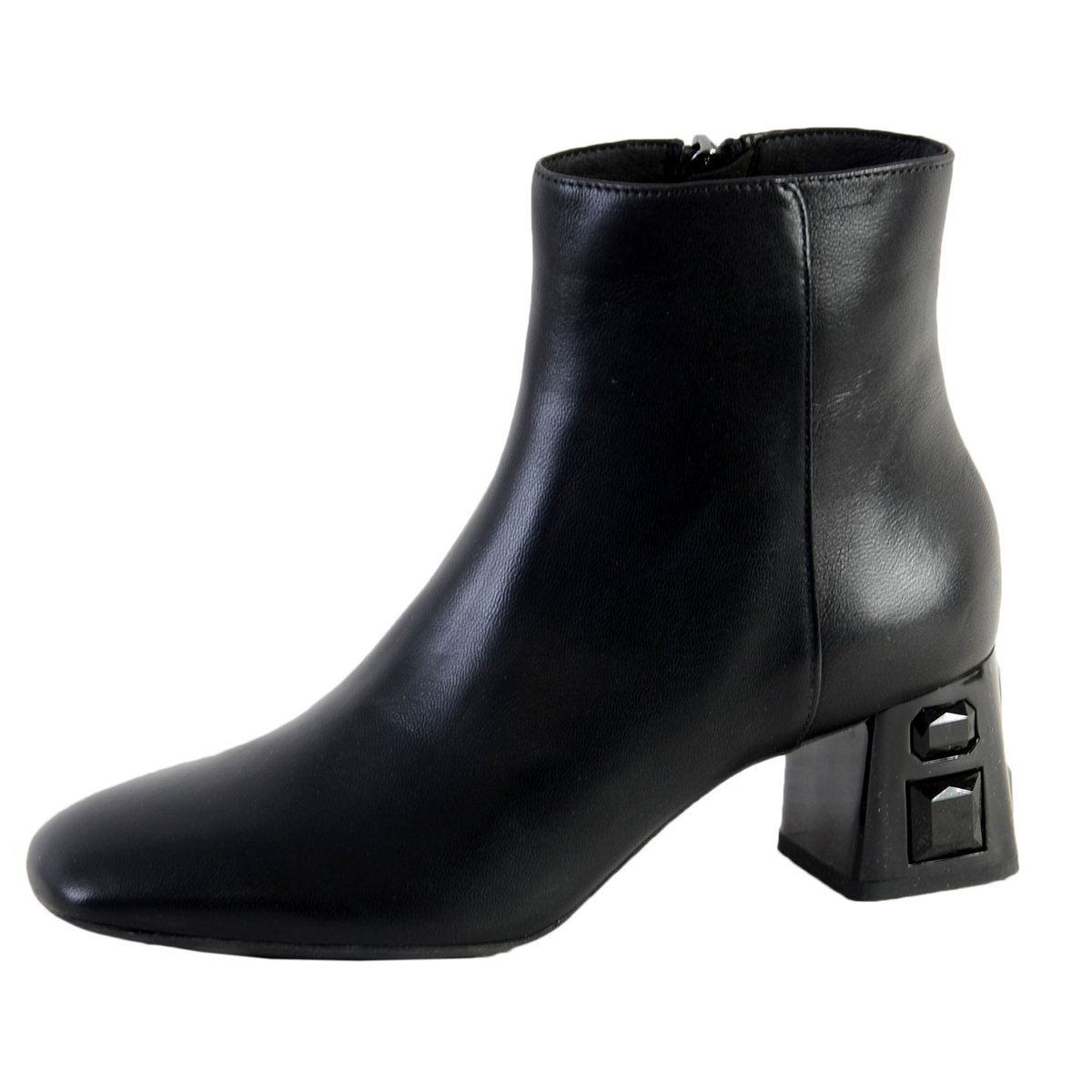 Bottes D Seyla Plus A -nappa Goat Le noir, GEOX