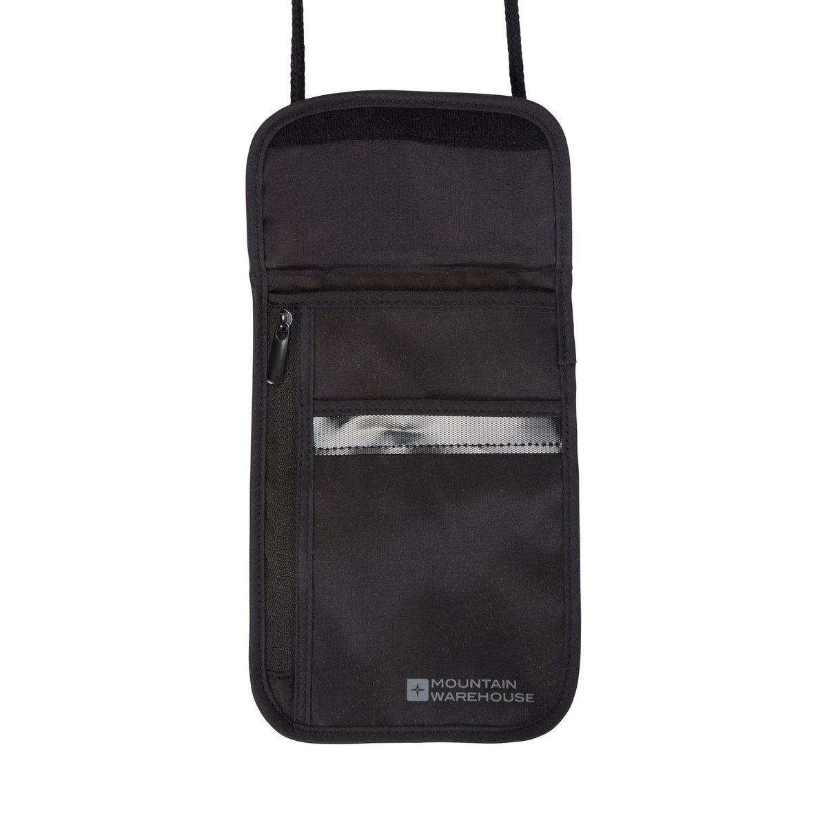Pochette tour de cou avec protection RFID noir, MOUNTAIN WAREHOUSE