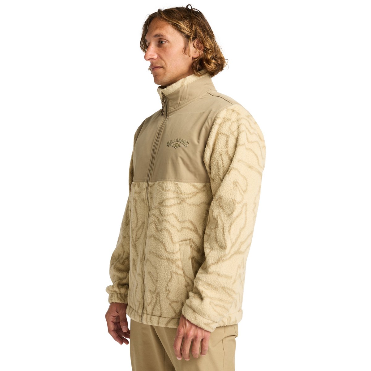 Pull à col ras du cou demi-zippé BOUNDARY RE-ISSUE blanc desert, BILLABONG