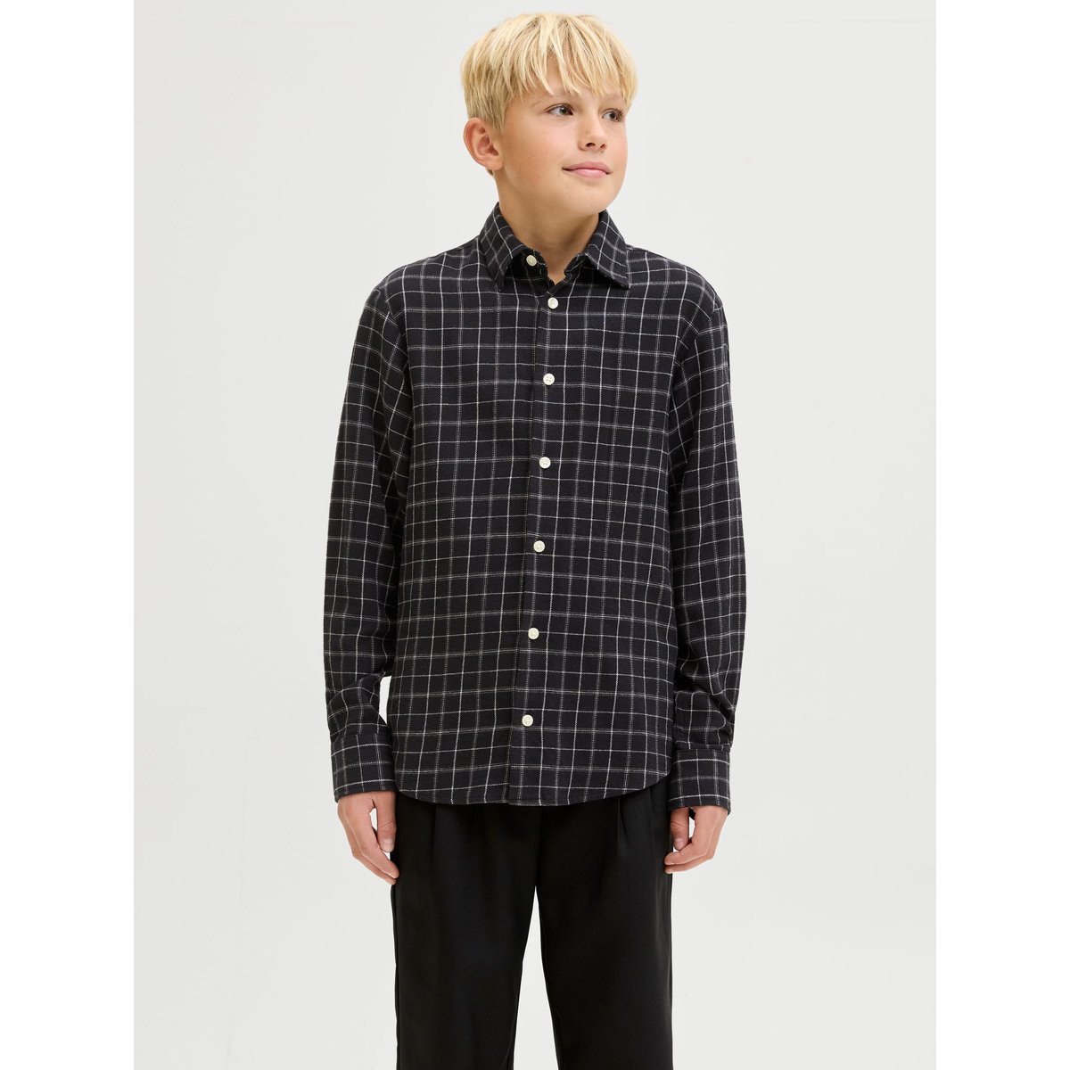 Chemise noire - black, JACK & JONES JUNIOR