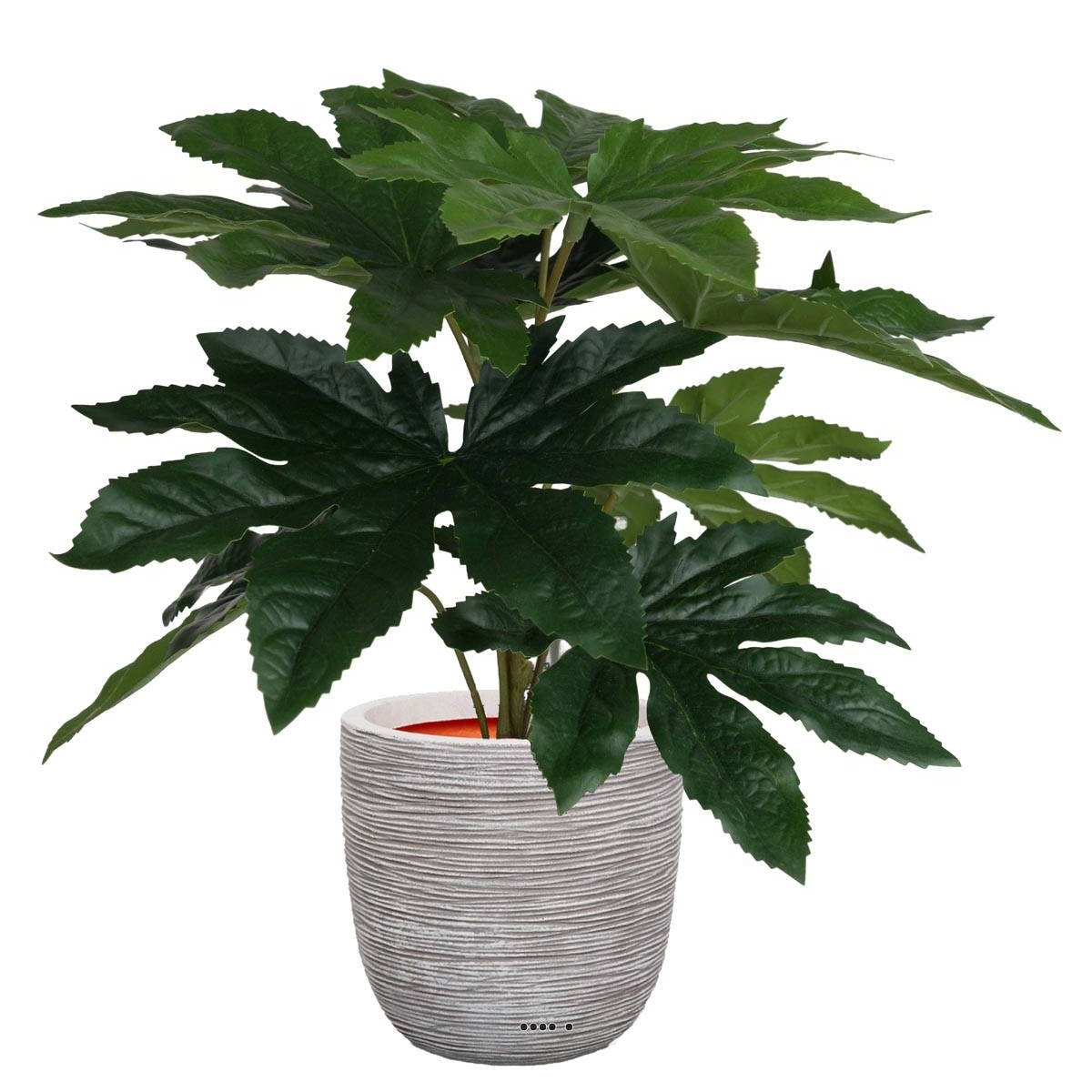 Aralia du Japon artificiel en pot, H 25 cm v002239, ARTIFICIELLES