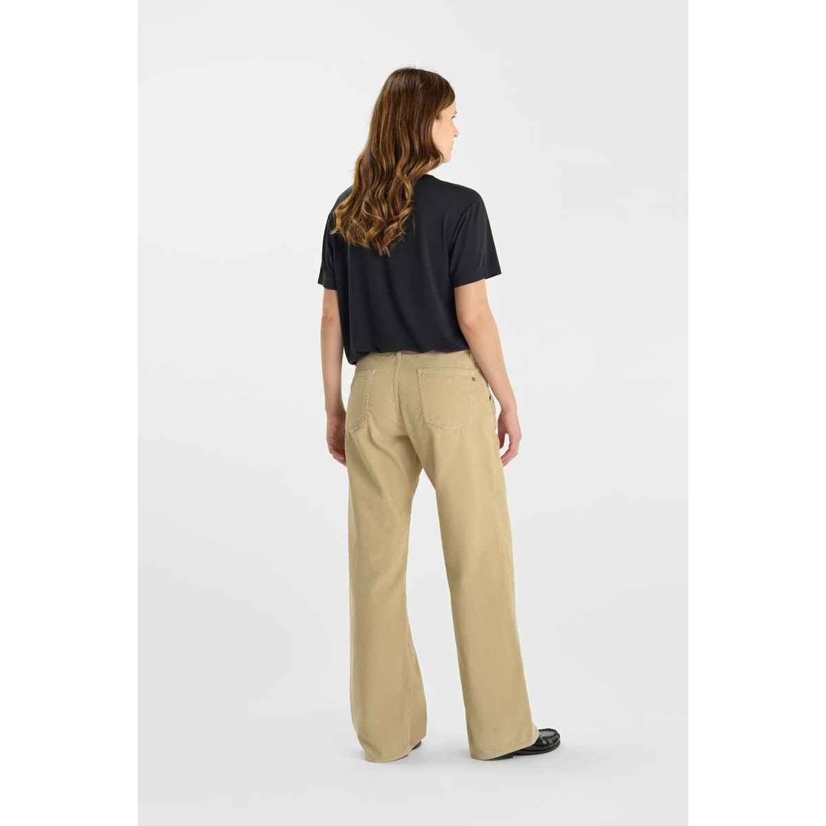 Pantalon flare TAHIS beige, LE TEMPS DES CERISES
