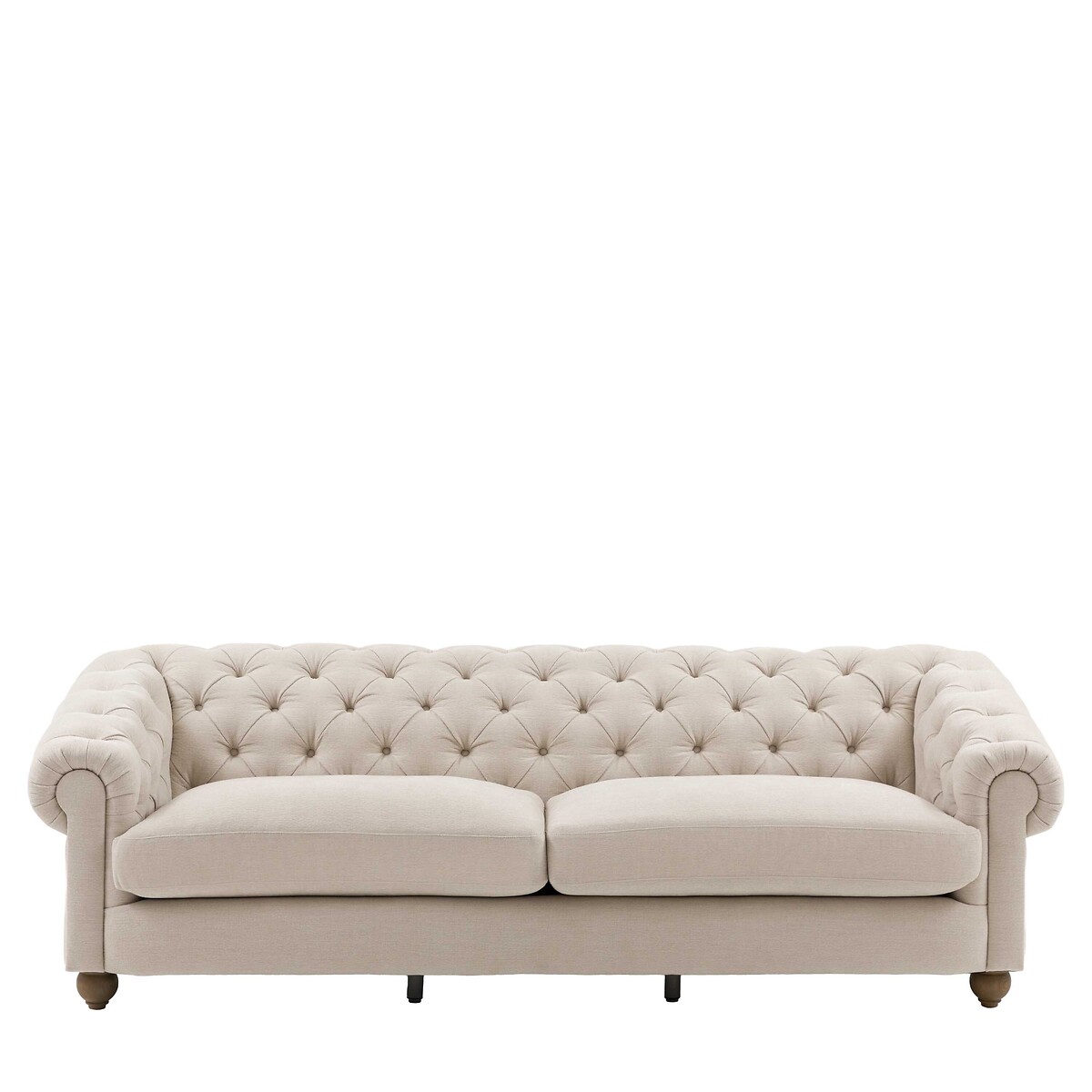 Charter Soft Linen Button-Back 4-Seater Sofa dusty, ÉDITÉ