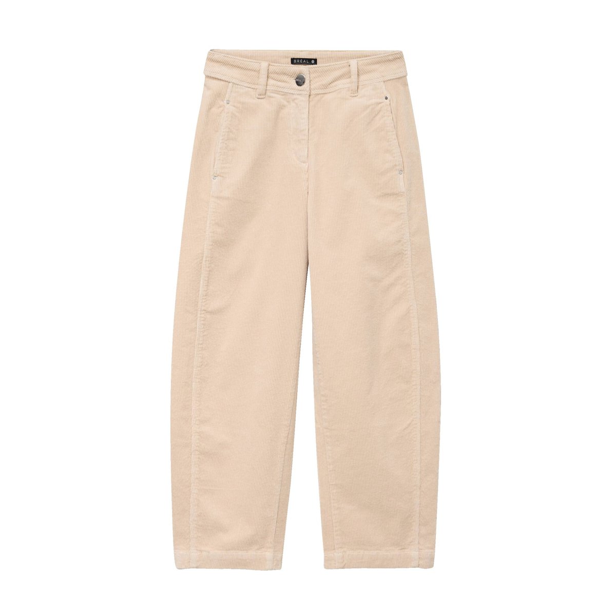 Pantalon large 7/8ème en velours sable, BREAL