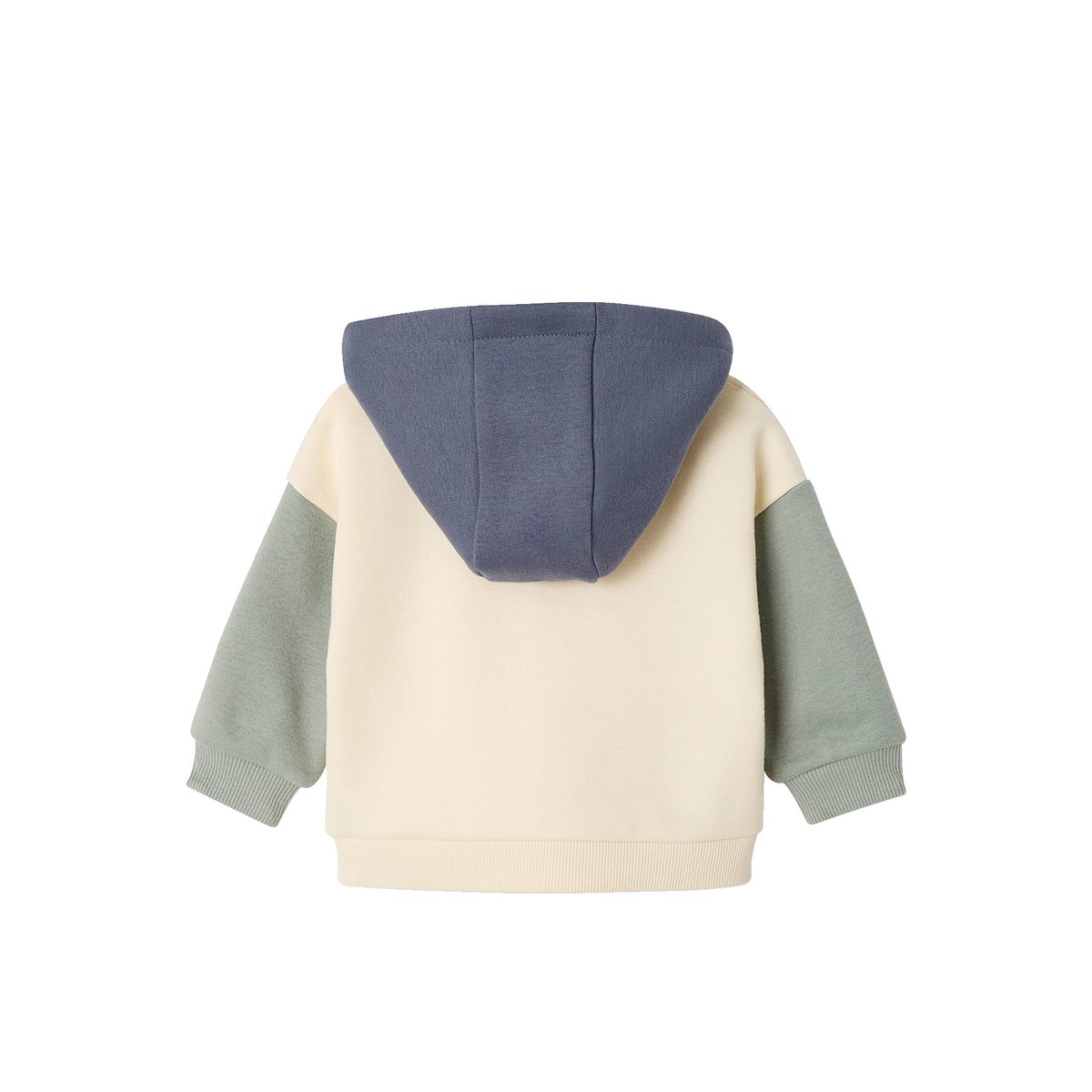 Sweat à capuche vert sauge, VERTBAUDET