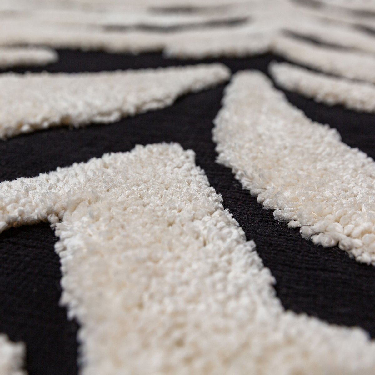 Tapis moderne de couloir ESRA ZEBRA monochrome, FLAIR RUGS