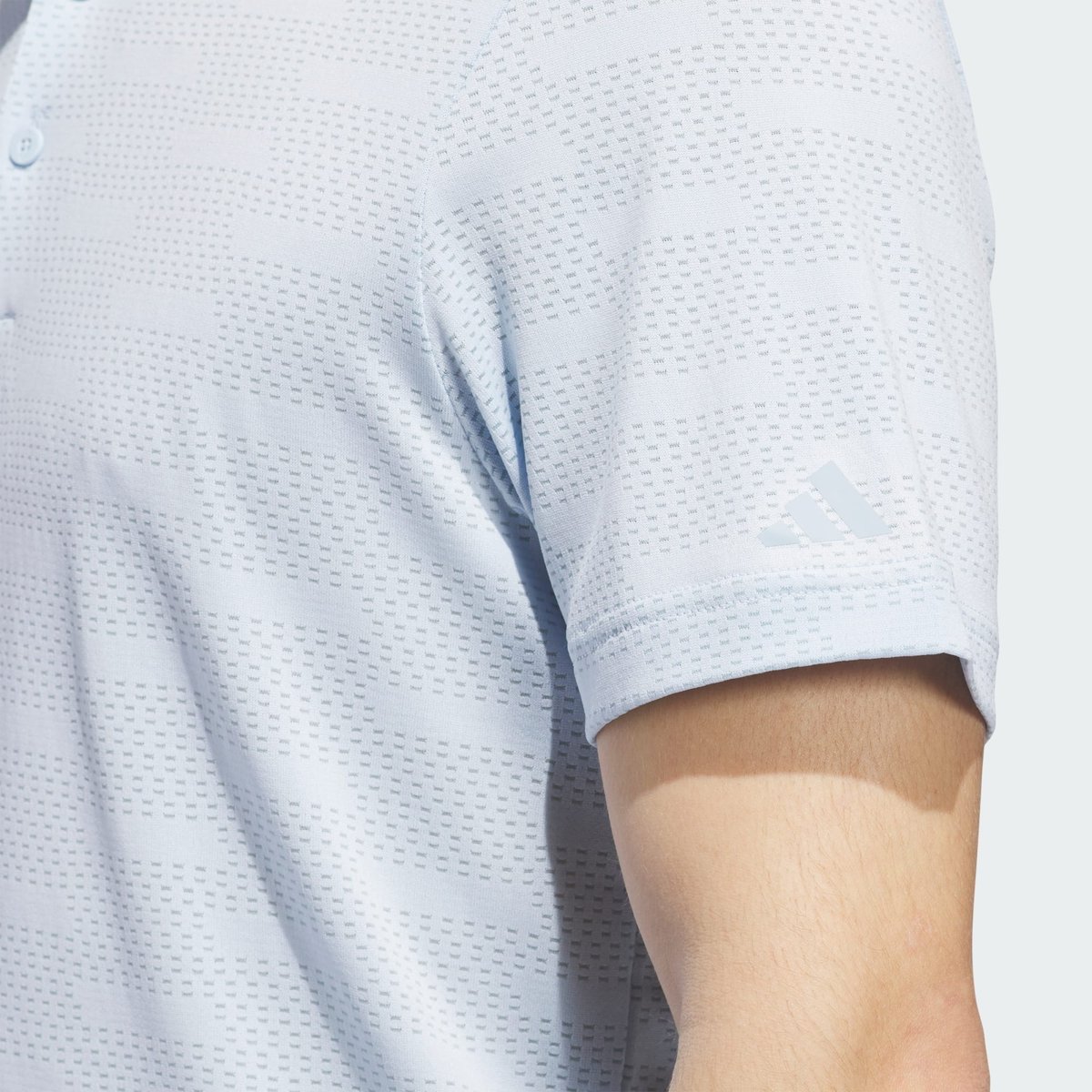 Polo Jacquard Ultimate365 Polo Jacquard Ultimate365 crystal sky, adidas Performance