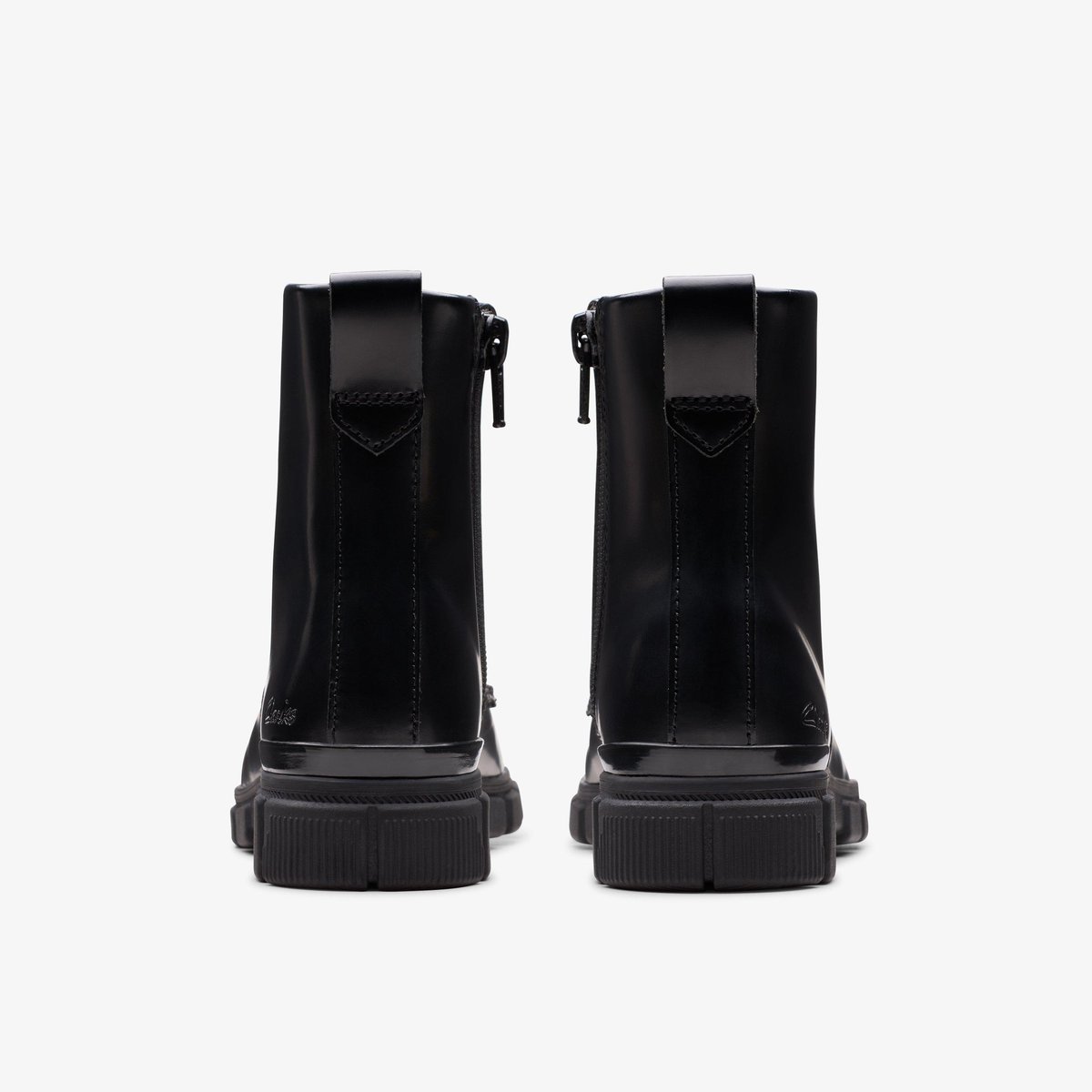 Boots Cuir EVYN TOP K noir, CLARKS