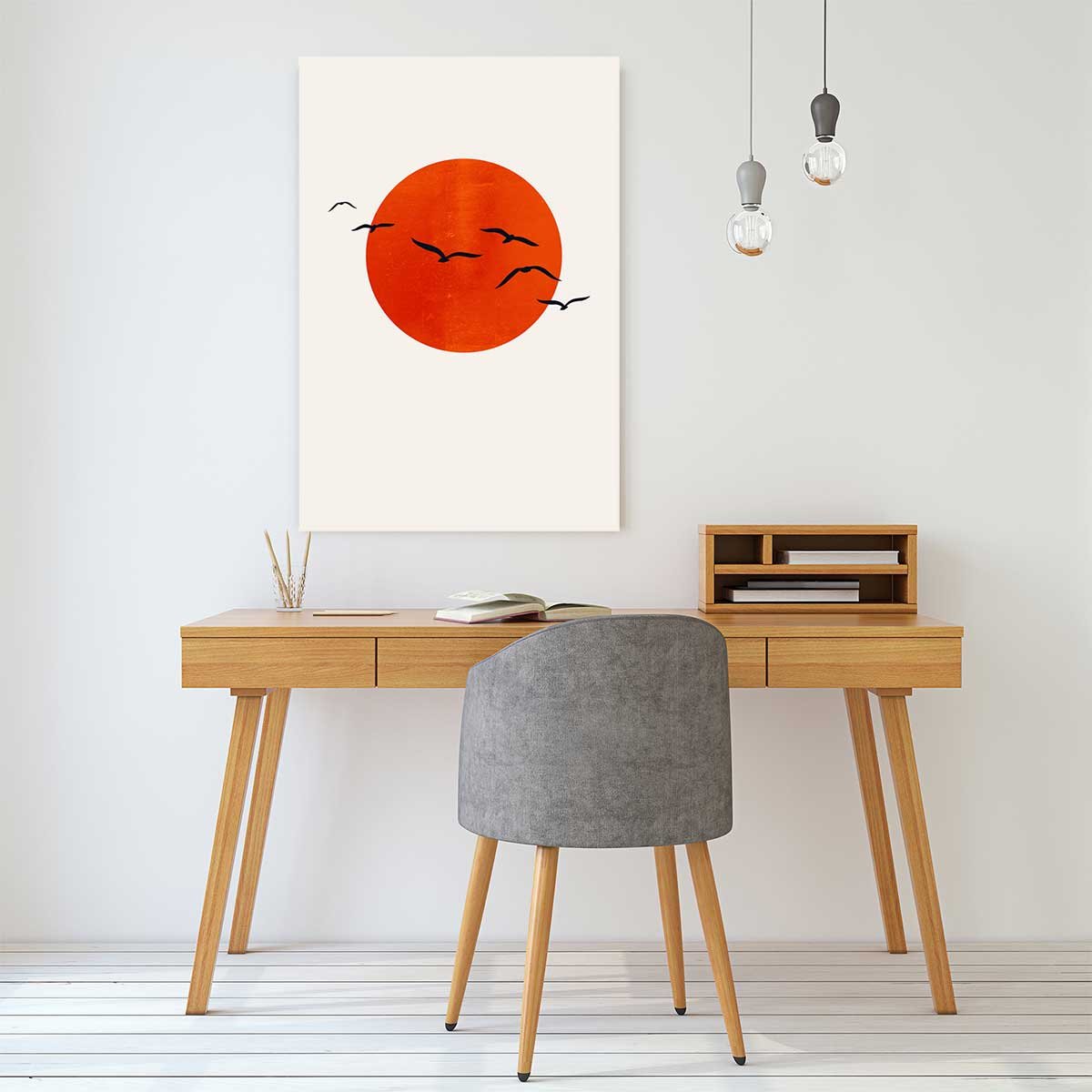 Tableau soleil levant tableau alu dibond, HEXOA