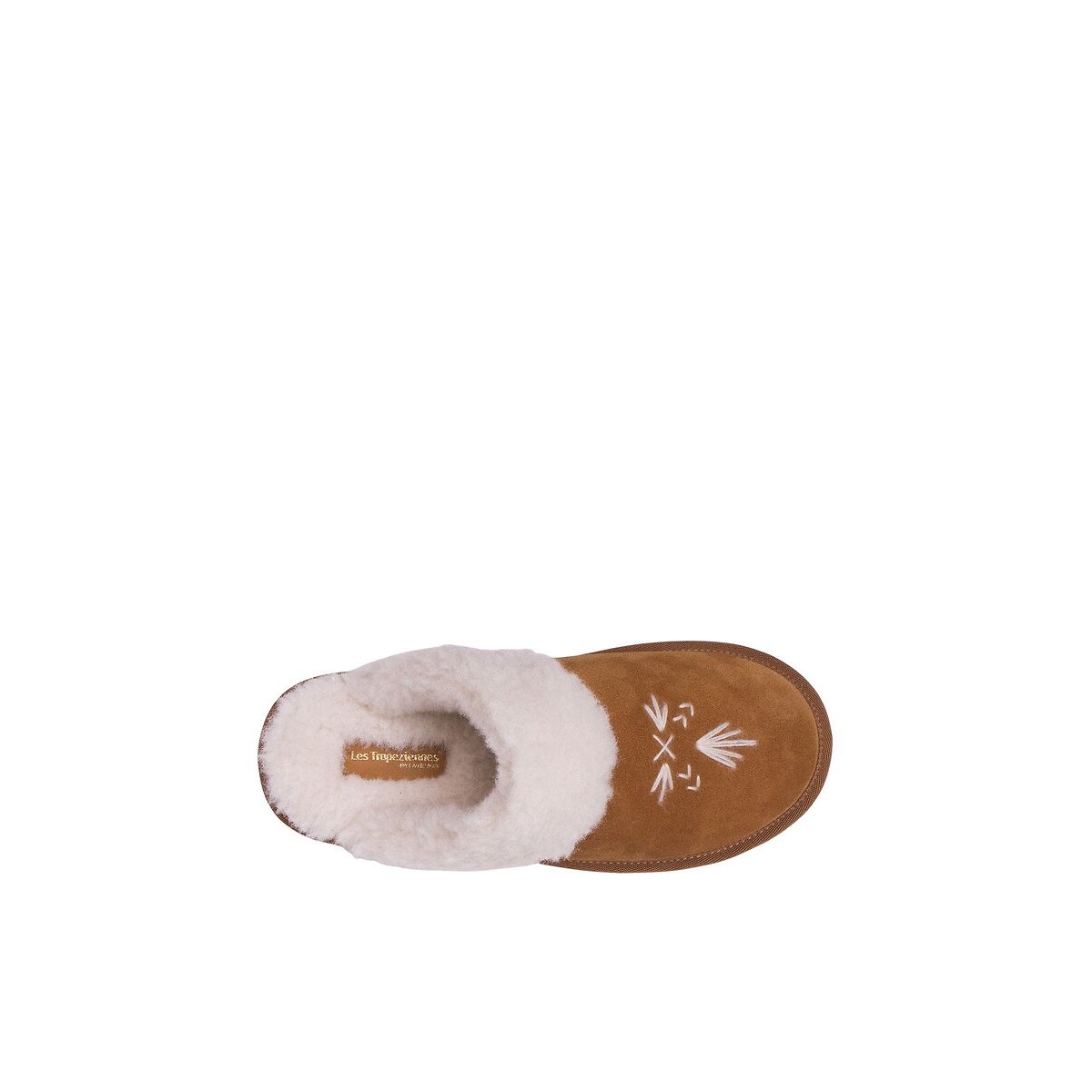 Chaton Faux Fur Lined Suede Slippers camel, LES TROPEZIENNES PAR M.BELARBI