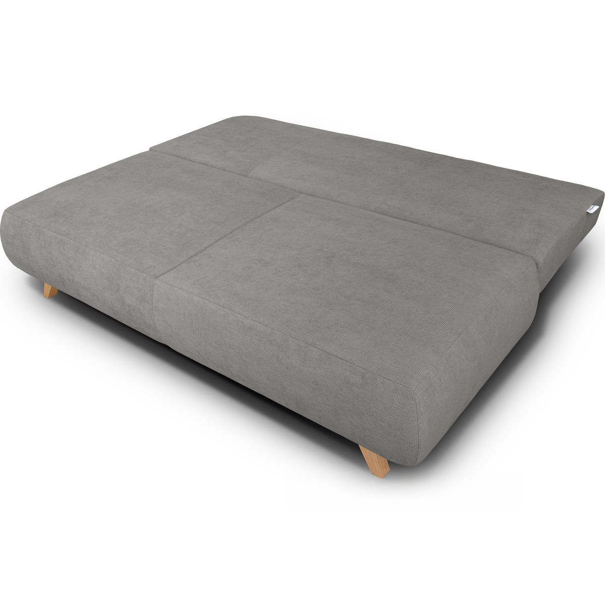 Canapé convertible 3 places en tissu chenille - LARIA gris, HOMIFAB