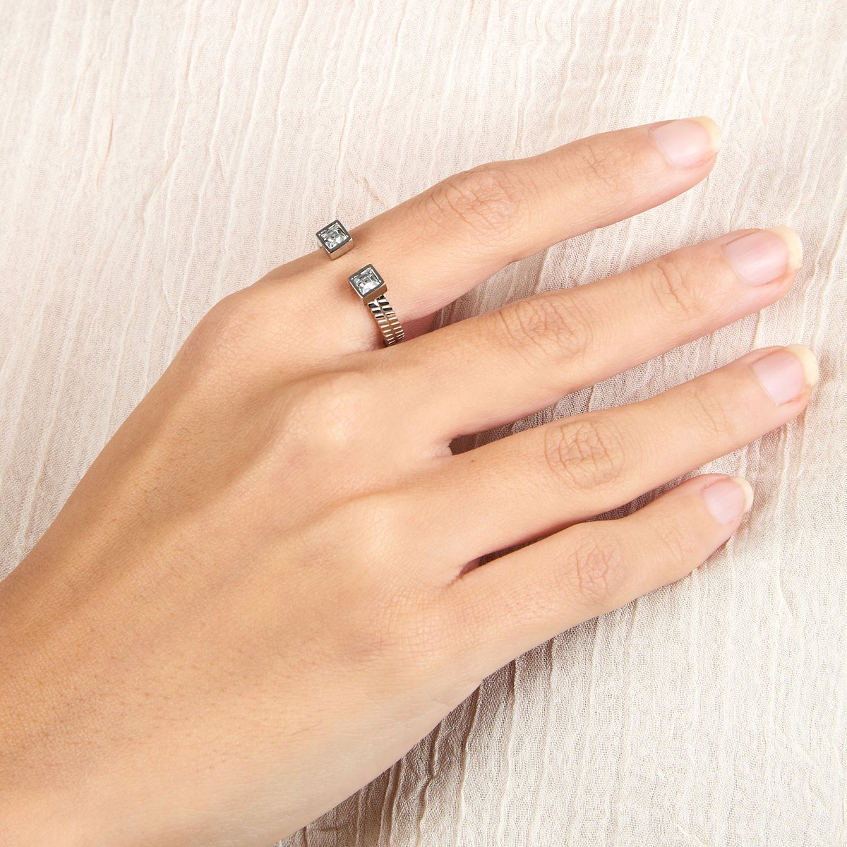 Bague GIOIA acier inoxydable, MORELLATO