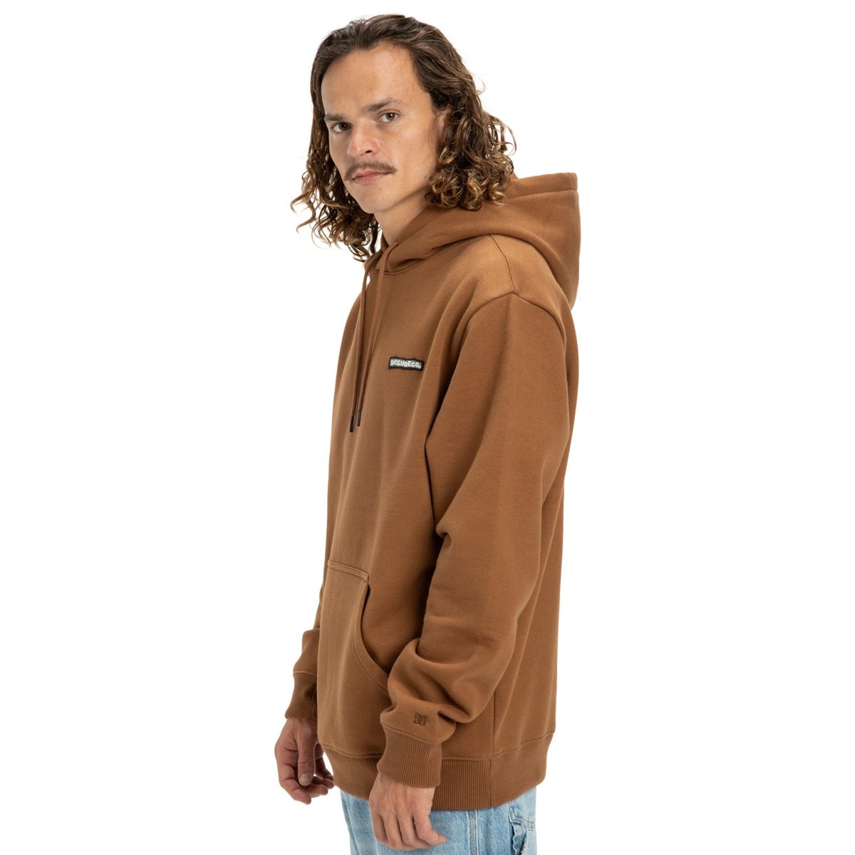 Sweat à capuche PATCH IT. marron toffee, DC SHOES